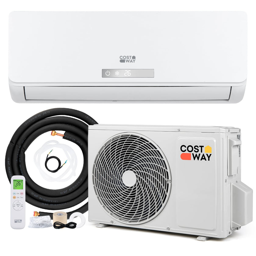 9000 BTU Mini Split Air Conditioner and Heater A++ Energy Efficient Split AC Cools Up to 42㎡
