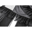 Dark in Love Seraphina Tiered Mesh & Ruffle Goth Layer Dress