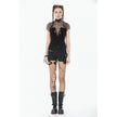 Dark in Love Dark Punk Mesh Chain Top