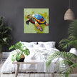 Turtle's Radiant Canvas