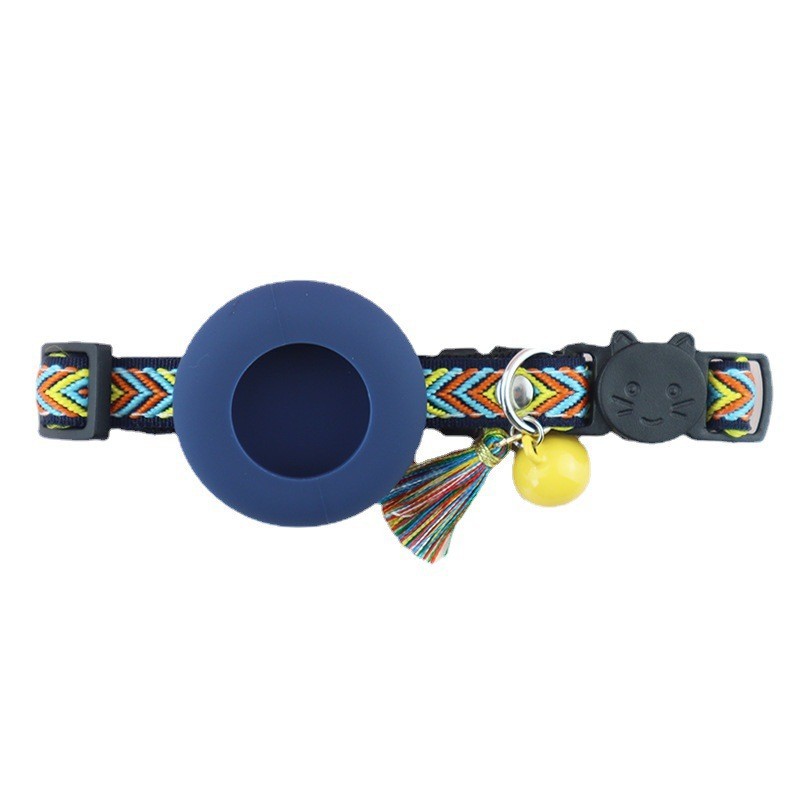 GPS-Halsband Silikonhalterung Haustierhalsband Glocke