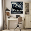 Gothic Raven Canvas