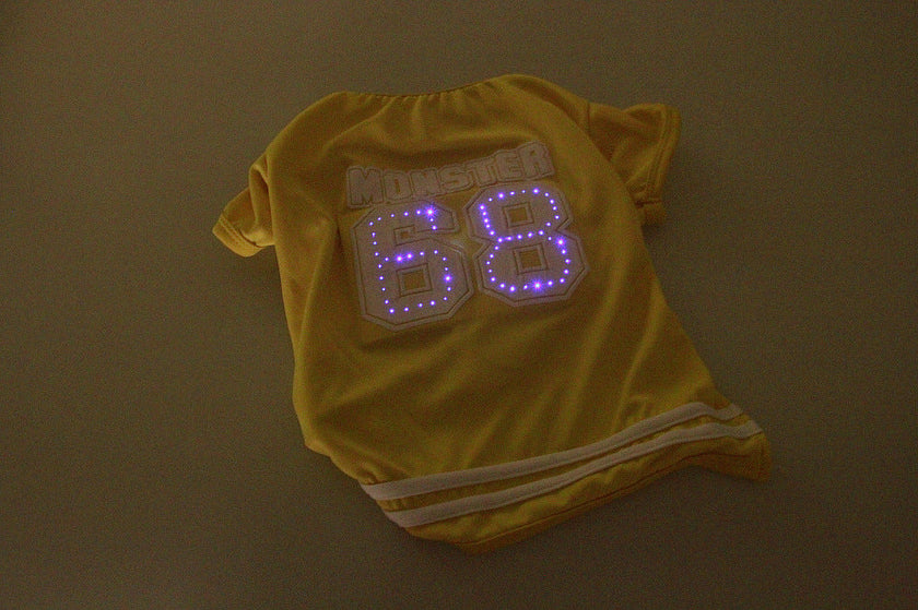Ropa para mascotas con LED luminoso