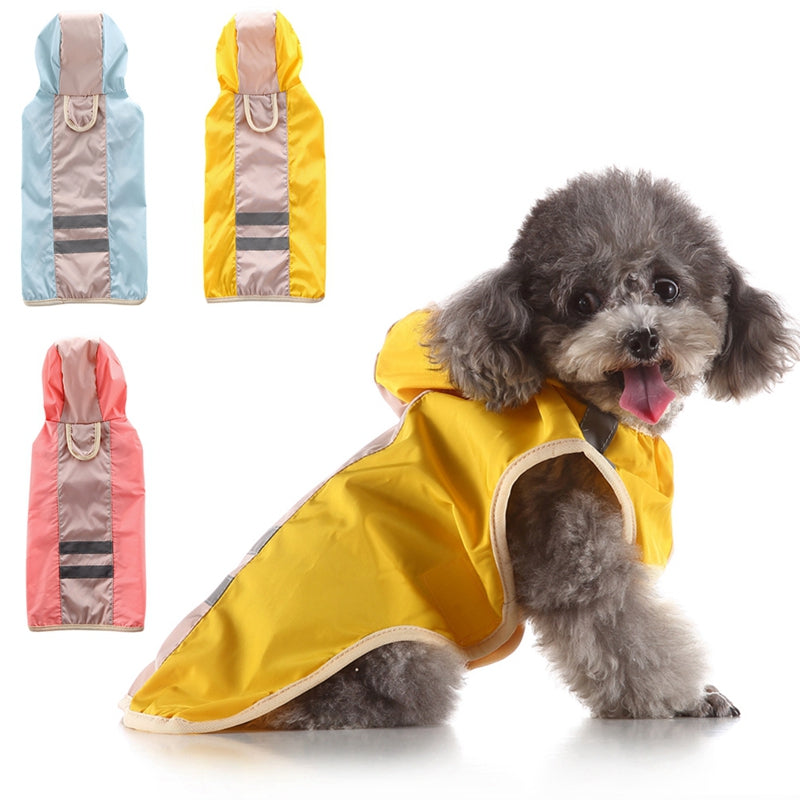 Chubasquero reflectante para perros ropa para mascotas