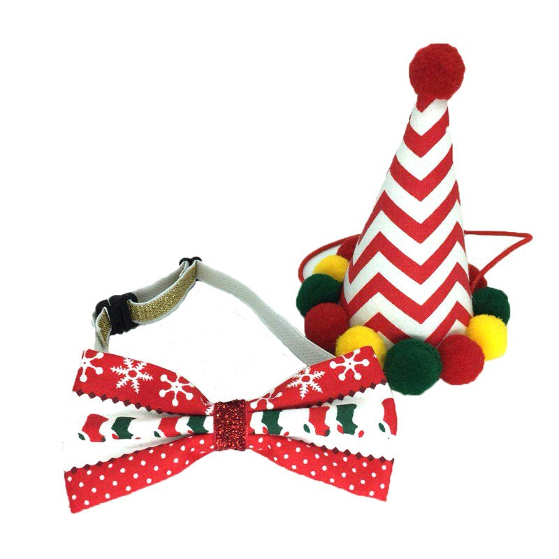 Neues Haustier-Weihnachtsornament, Hut, Fliege