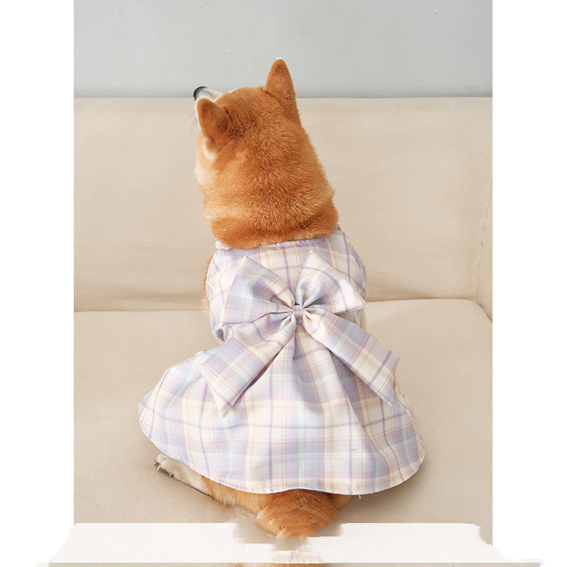 Dog Skirt Pet Sling JK Clothes Breathable