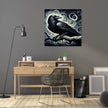 Gothic Raven Canvas