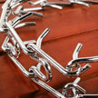 Metal iron removable dog training chain