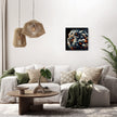 Lion's Abstract Grandeur Canvas
