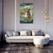 Lucky Running 7 Horses Canvas