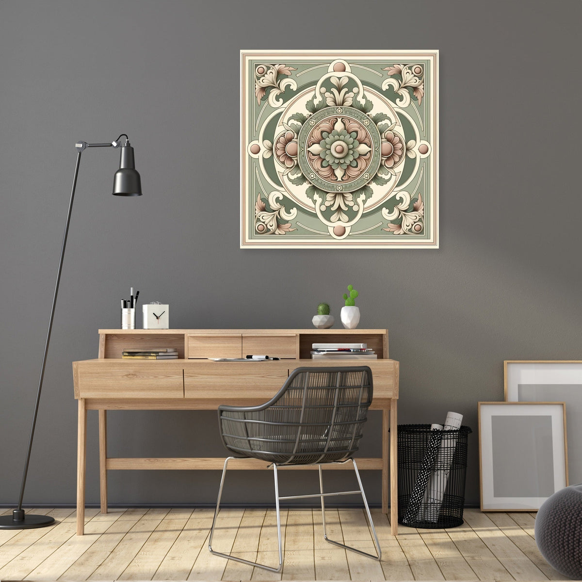 Classical Medallion Canvas