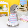 Pet Clothing Dog Color Stripes Wings Skirt