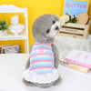 Pet Clothing Dog Color Stripes Wings Skirt