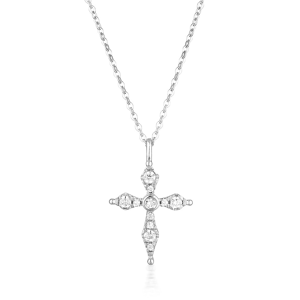 BLESS MINI SILVER CROSS