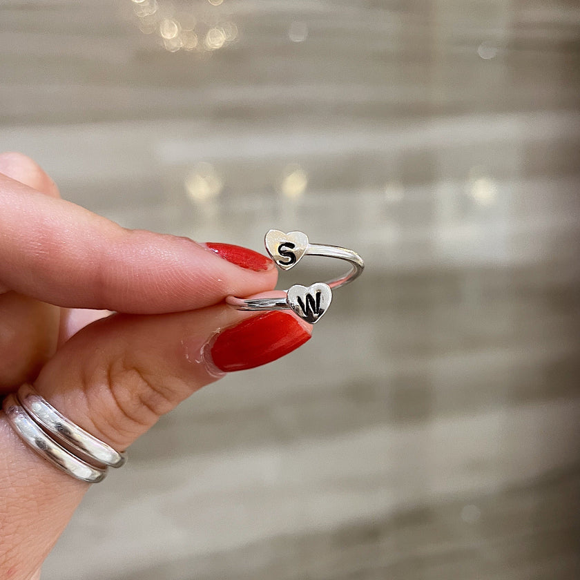 Mini Heart Wrap Ring