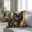 The Golden Cat Eyes Cotton Cushion