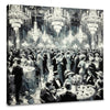 Monochrome Glamour Canvas