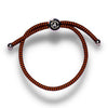 Rope Bracelet - Blue & Orange Zigzag