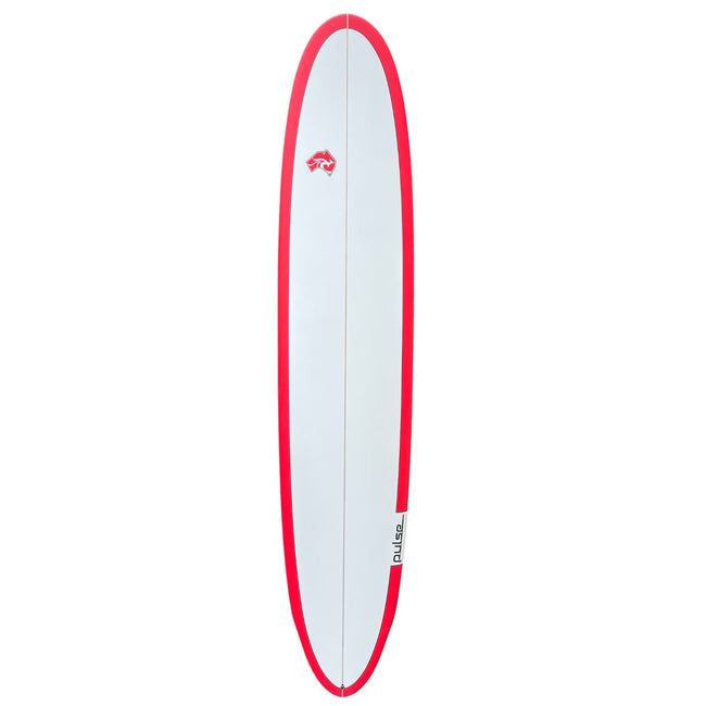 Tabla de surf longboard Pulse de 9' con cola redonda de Australian Board Co - Tapones para quillas FCSII