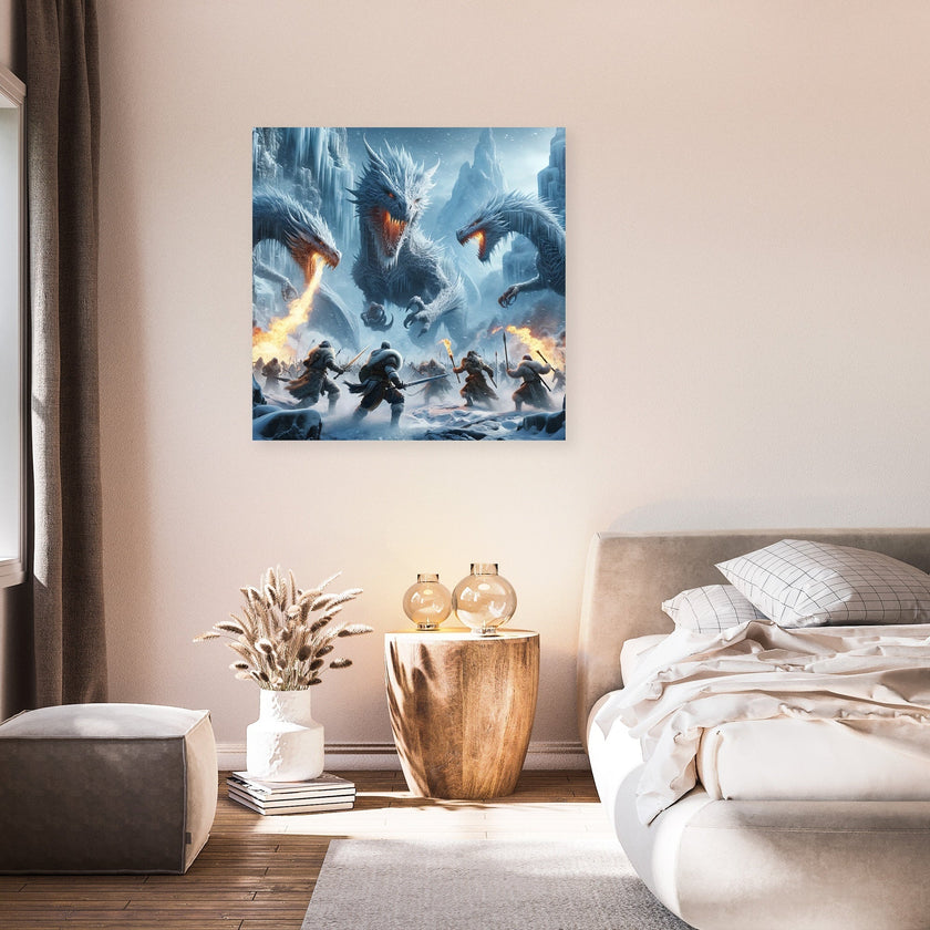 Battle of Frost Island Canvas