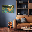 Golden Retriever Lakeside Canvas
