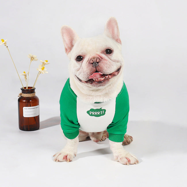 Koreanischer Stil Französischer Hund Kampfkleidung Herbst Dünne Nähte