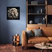 Lion's Abstract Majesty Canvas