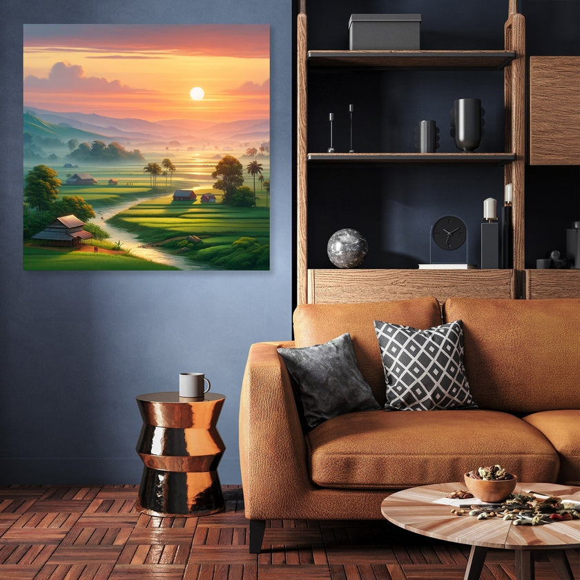 Dawn in Bangladesh Canvas