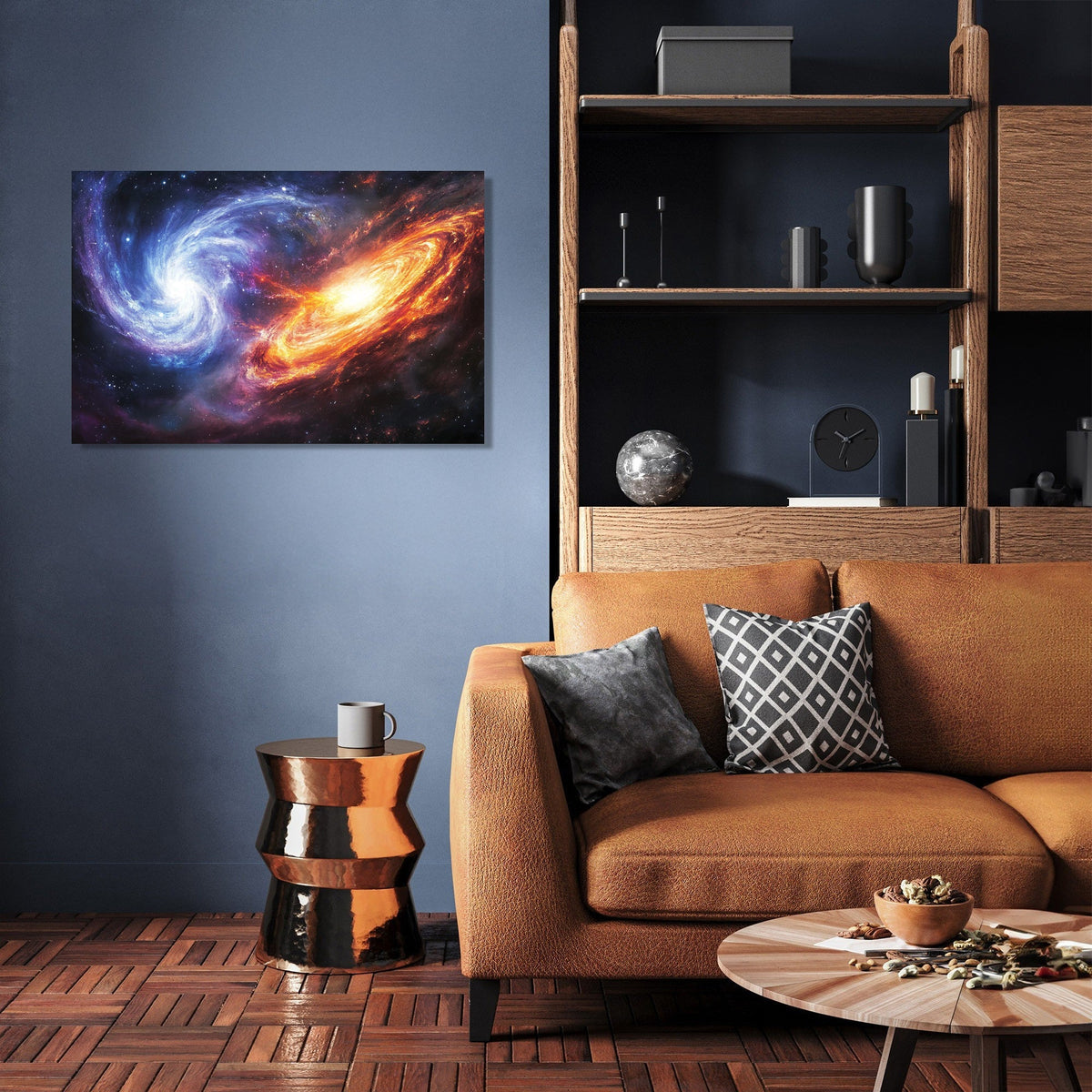 Galactic Collision Canvas