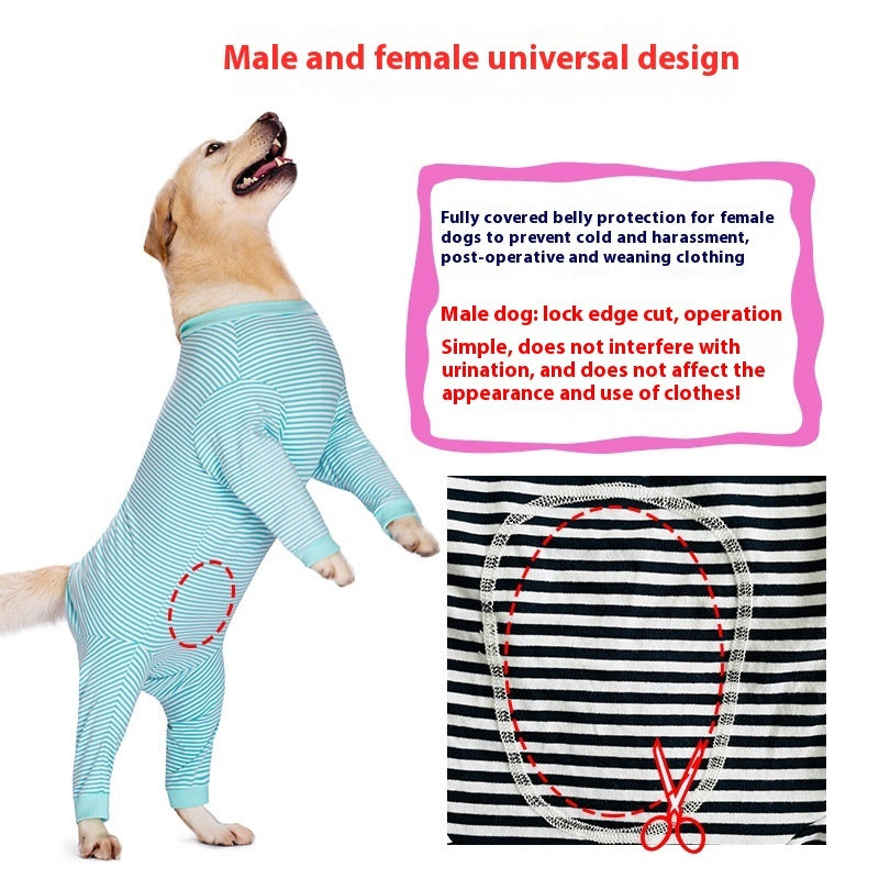 Dog Clothes Thin Four-legged Golden Retriever Labrador