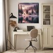 Dawn Lakeside Retreat Canvas