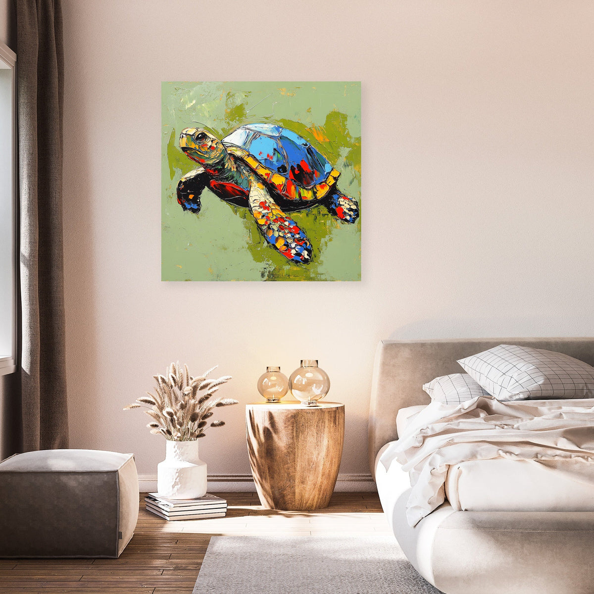 Turtle's Radiant Canvas