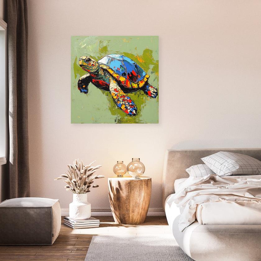 Turtle's Radiant Canvas