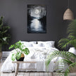 Lunar Serenity Lake Canvas