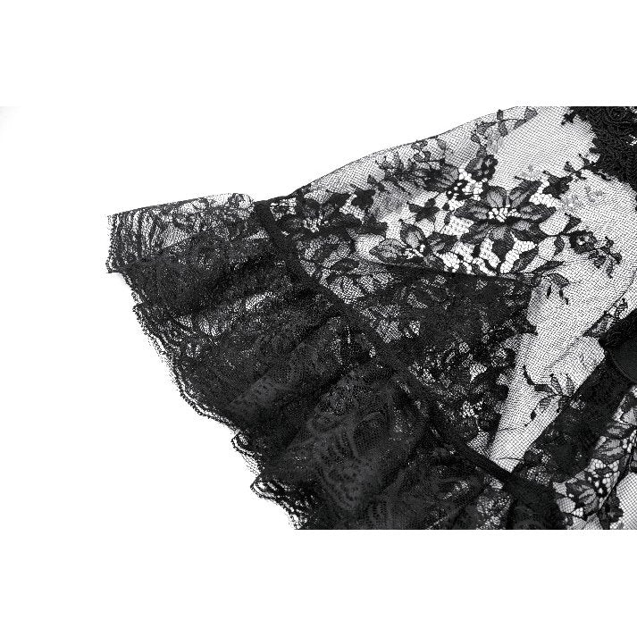 Dark in Love Bellatrix Lace Ruffle Capelet
