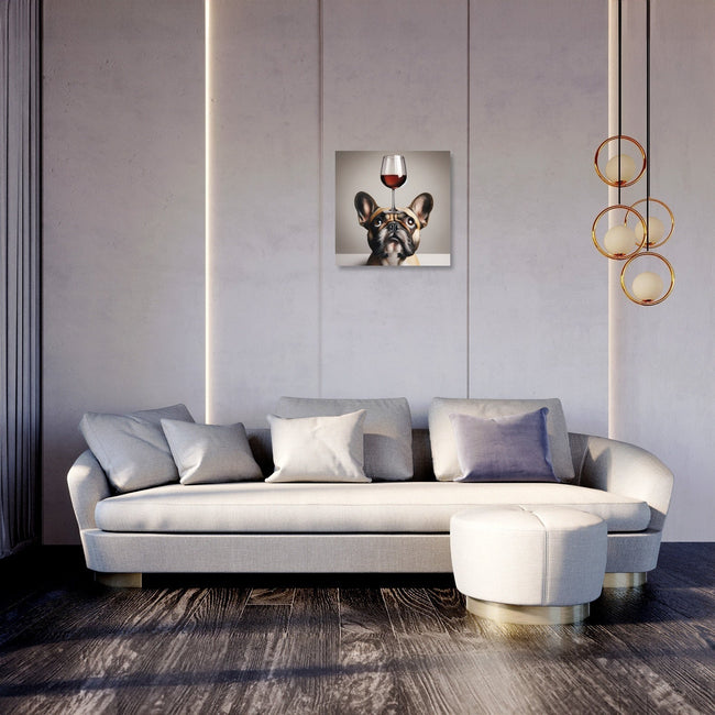 French Bulldog Toast Canvas