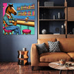 Retro Horse Bar Canvas