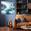 Frozen Lake Tranquility Canvas