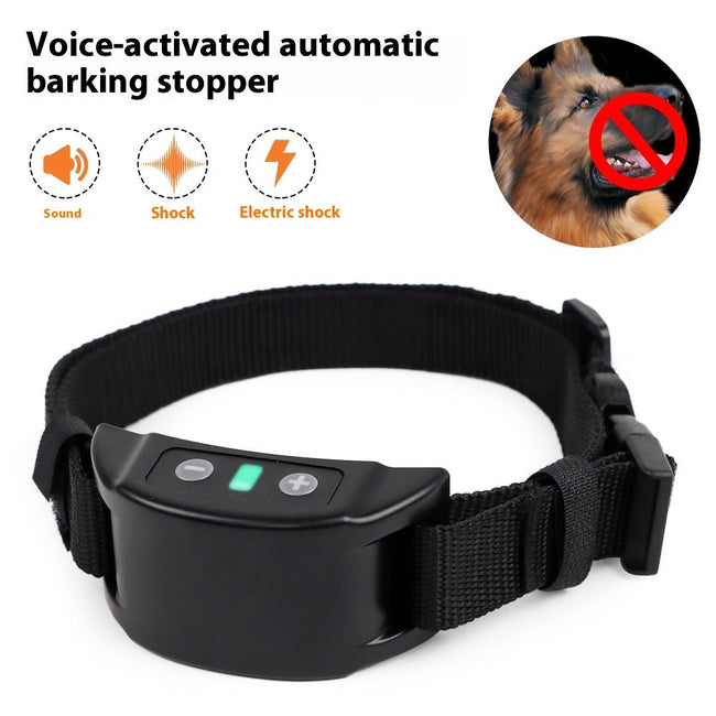 New Smart Bark Stopper Pet Dog Automatic Collar Waterproof Rainy Day Can Be Worn