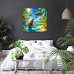 Tropical Island Escape Canvas