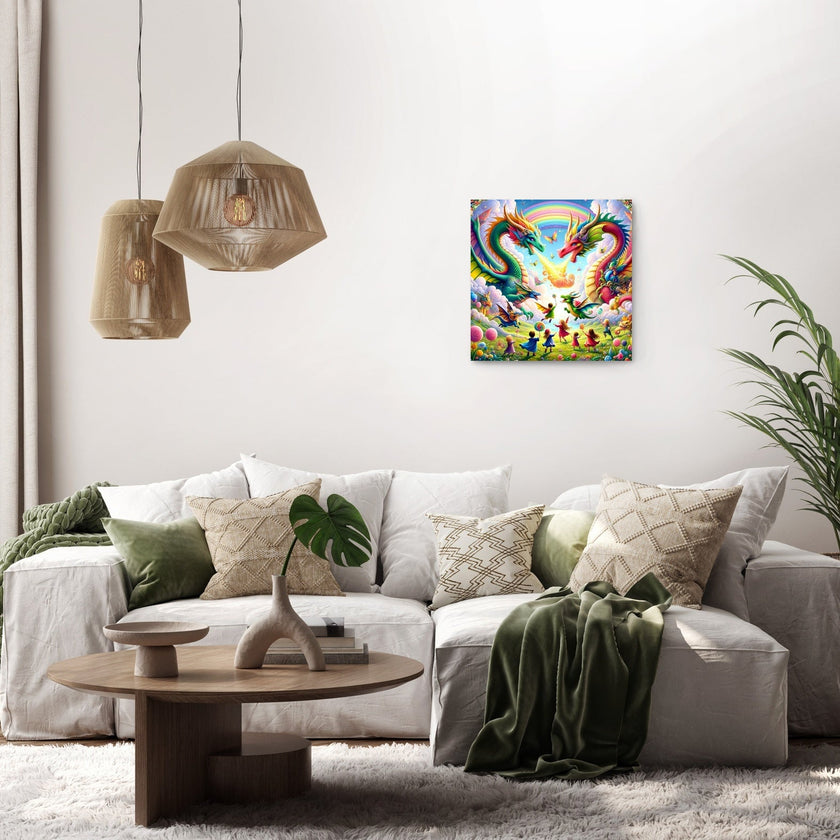 Dragon Playground Dreams Canvas