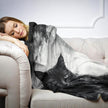 Black Cat Serenity Blanket