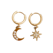 Celestial Hoop Earrings