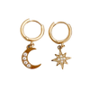 Celestial Hoop Earrings