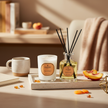 PEACH AMRIYS DIFFUSER 100ML & 180G KERZE