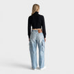 All Roads Cropped Turtleneck Jumper Black