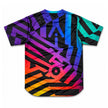 Aixo Rainbow Chaos Mens T-Shirt - Black