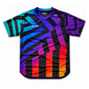 Aixo Rainbow Chaos Mens T-Shirt - Black
