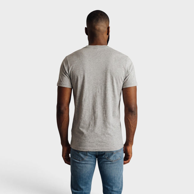 T-shirt T-Just Divstroyed avec logo Gris