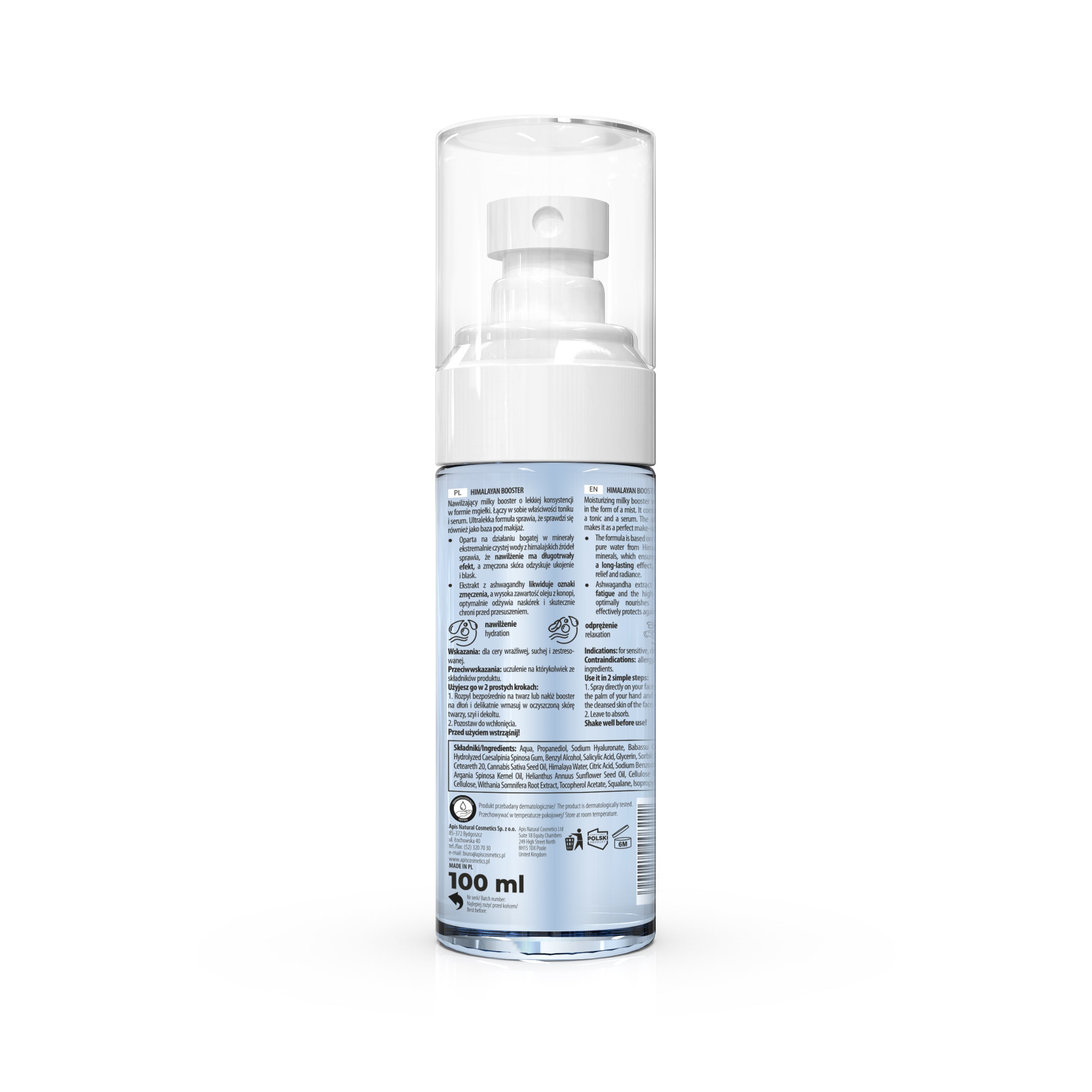 APIS Himalayan Moisturising Milky Booster Mist | 100 ml